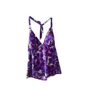 Tropical Escape Purple Floral Camisole